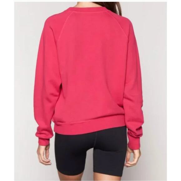 SPIRITUAL GANGSTER Pink Love Bridget Crewneck Sweatshirt // XS - Picture 8 of 9